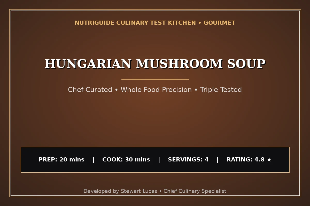Hungarian Mushroom Soup