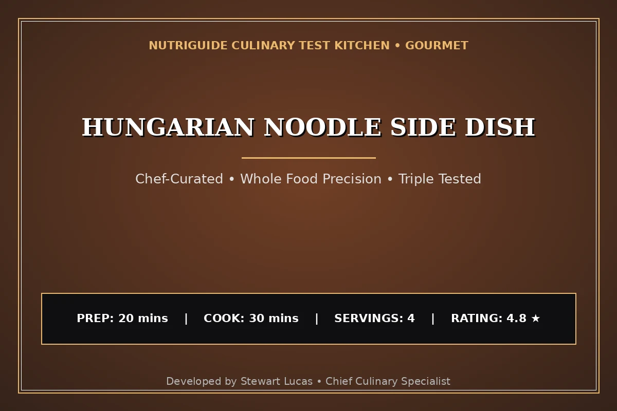 Hungarian Noodle Side Dish