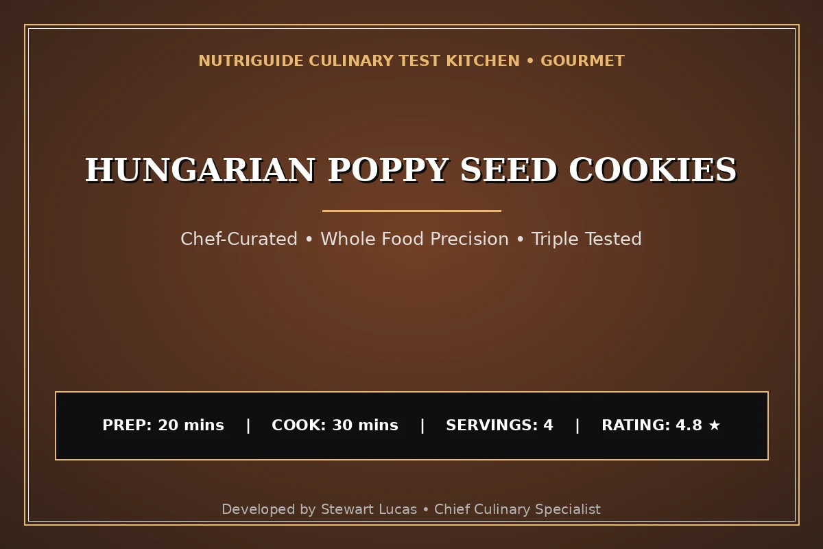 Hungarian Poppy Seed Cookies