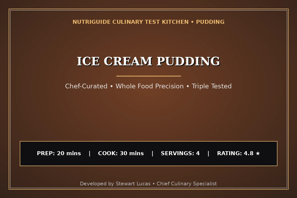 Ice Cream Pudding