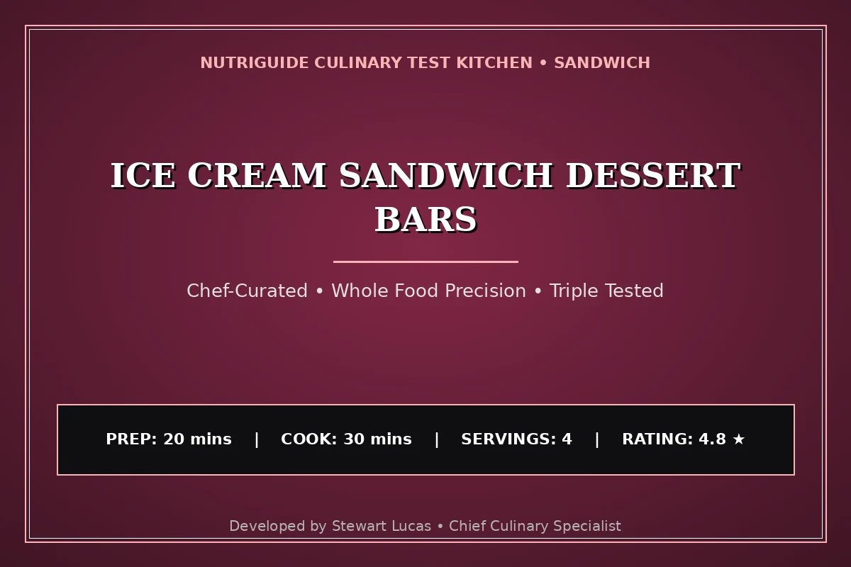 Ice Cream Sandwich Dessert Bars