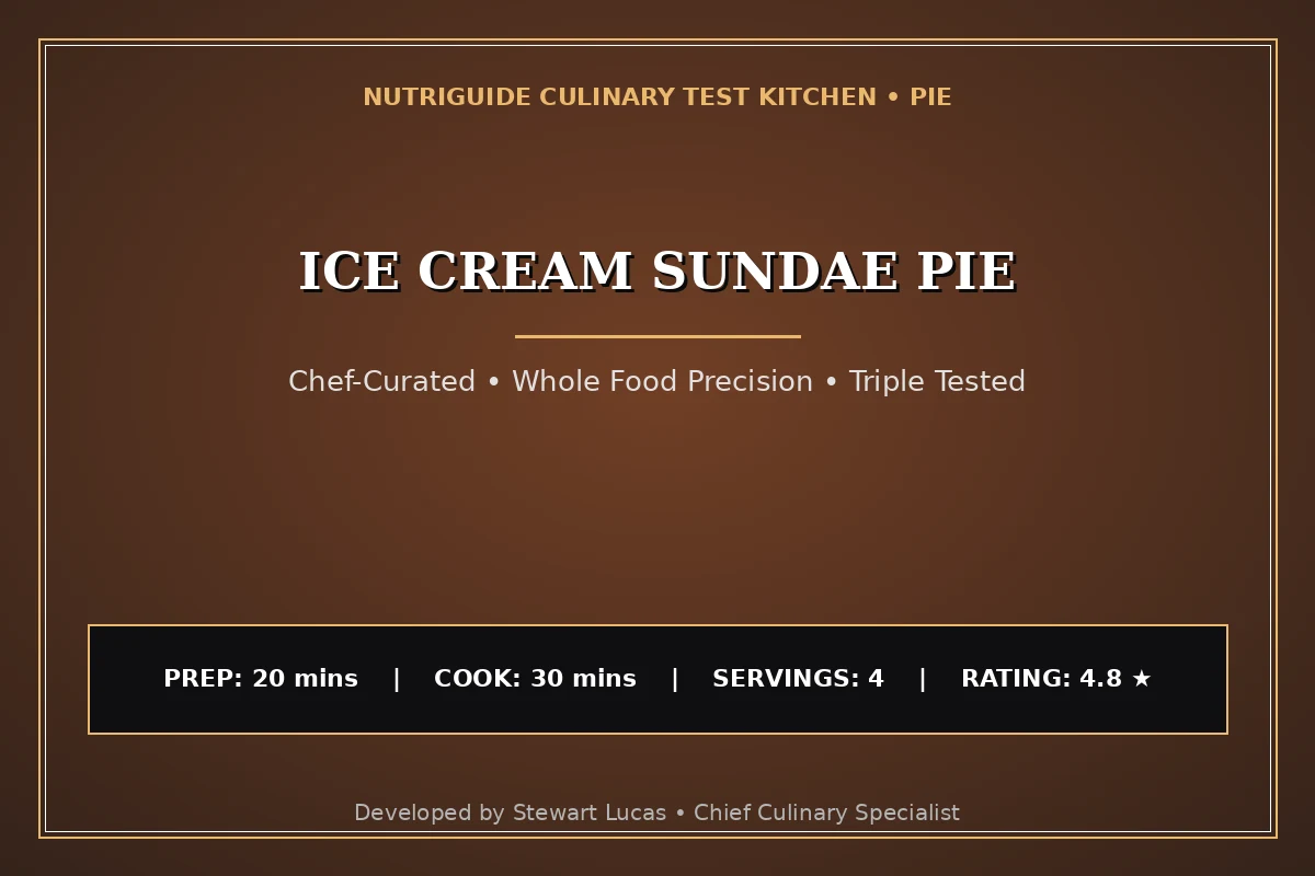 Ice Cream Sundae Pie
