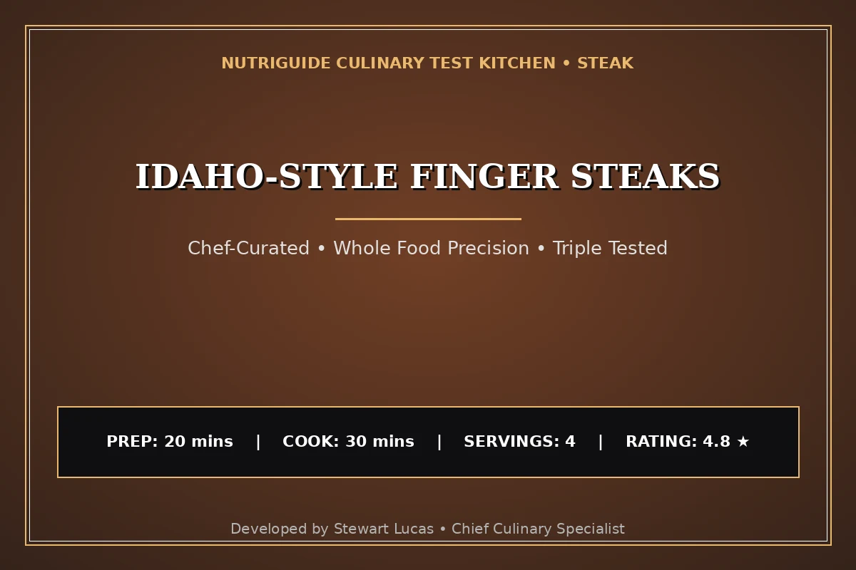 Idaho-Style Finger Steaks