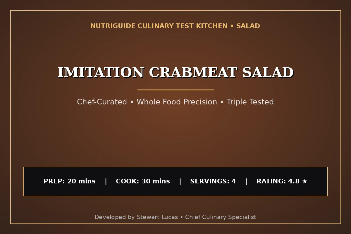 Imitation Crabmeat Salad