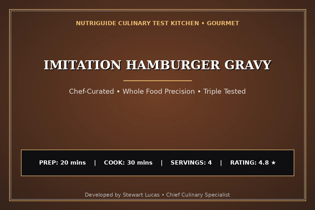 Imitation Hamburger Gravy