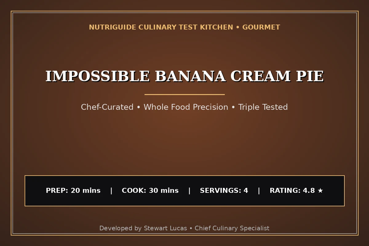Impossible Banana Cream Pie