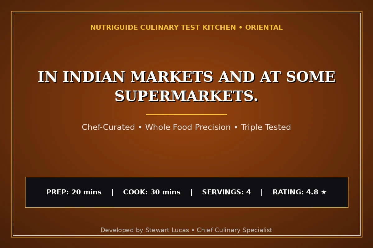 In Indian Markets And At Some Supermarkets.