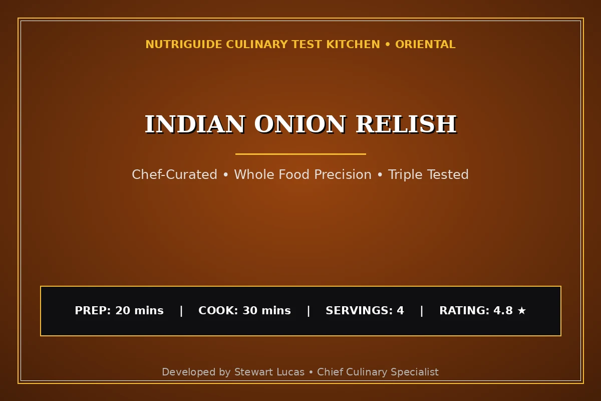 Indian Onion Relish