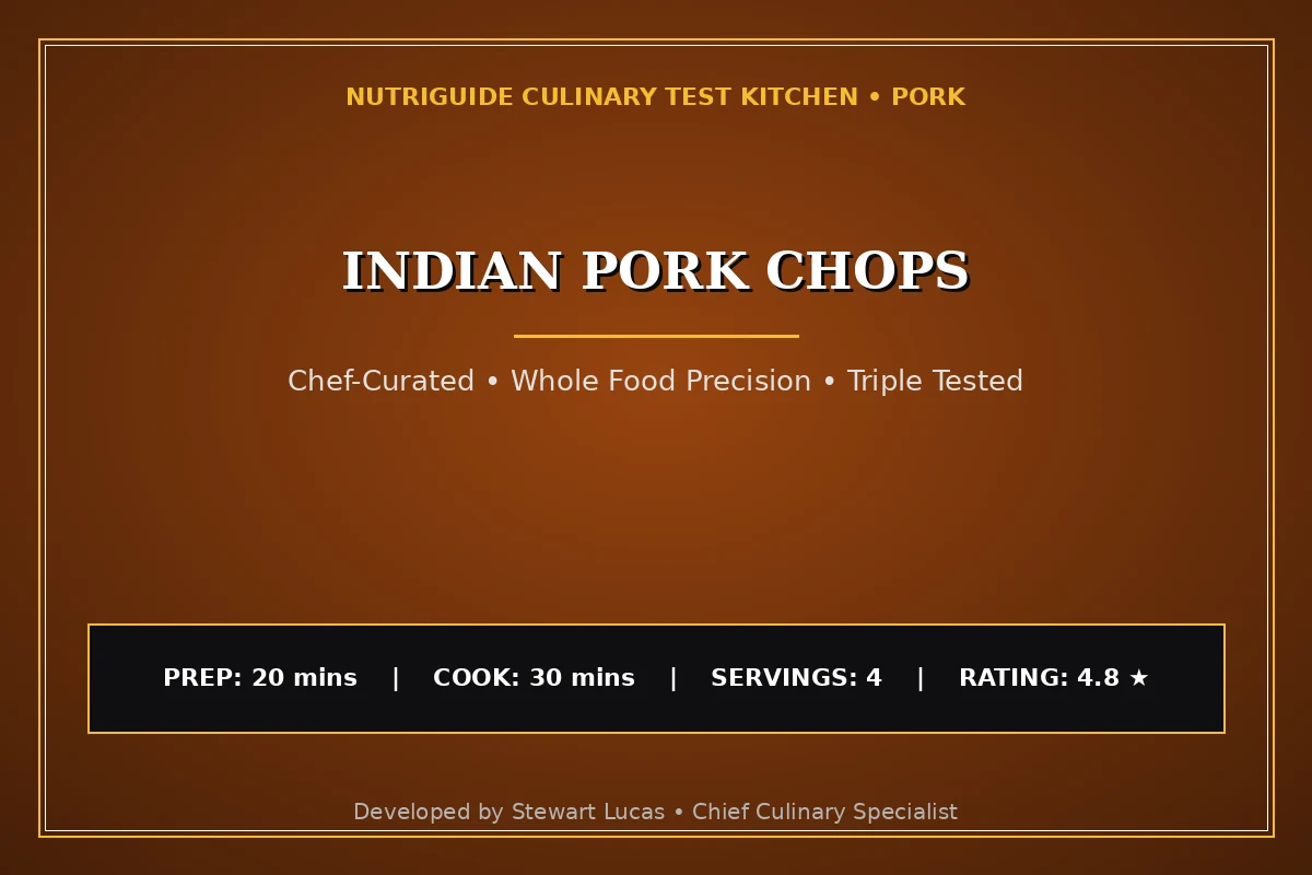 Indian Pork Chops