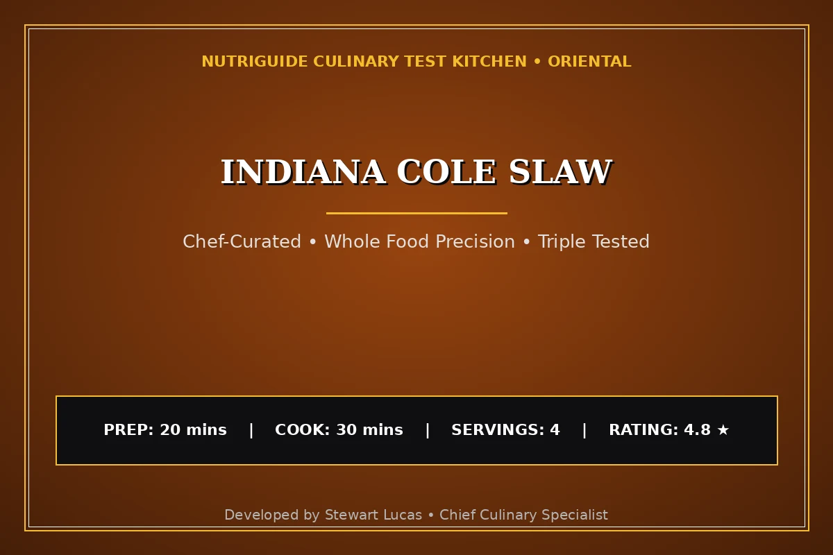 Indiana Cole Slaw