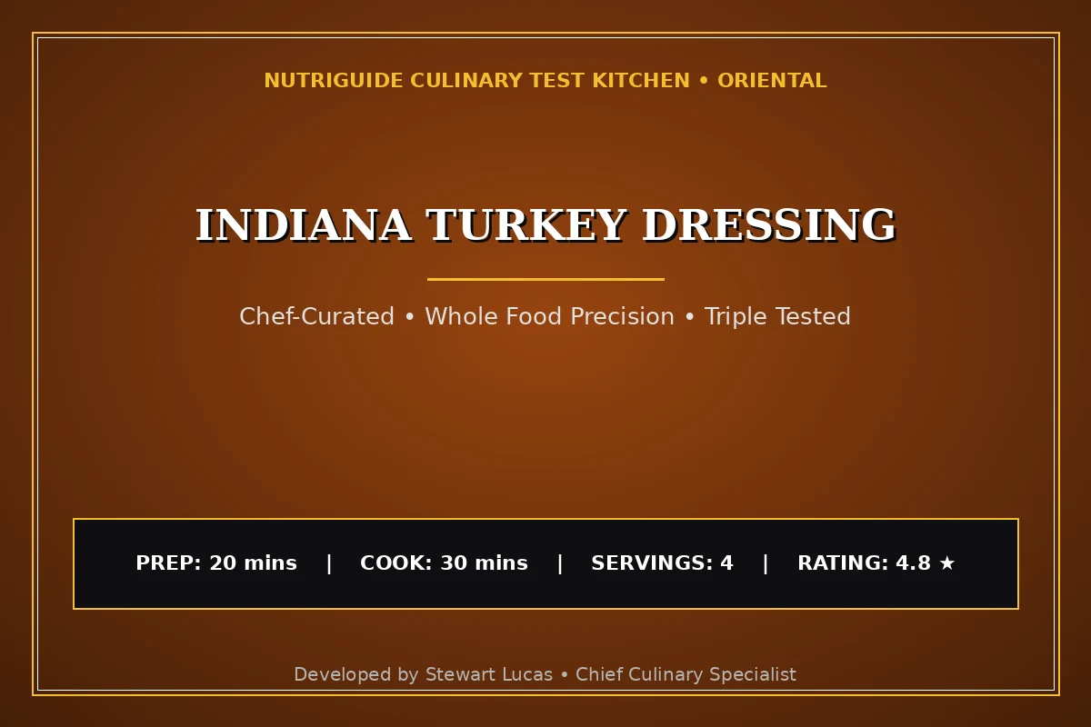 Indiana Turkey Dressing