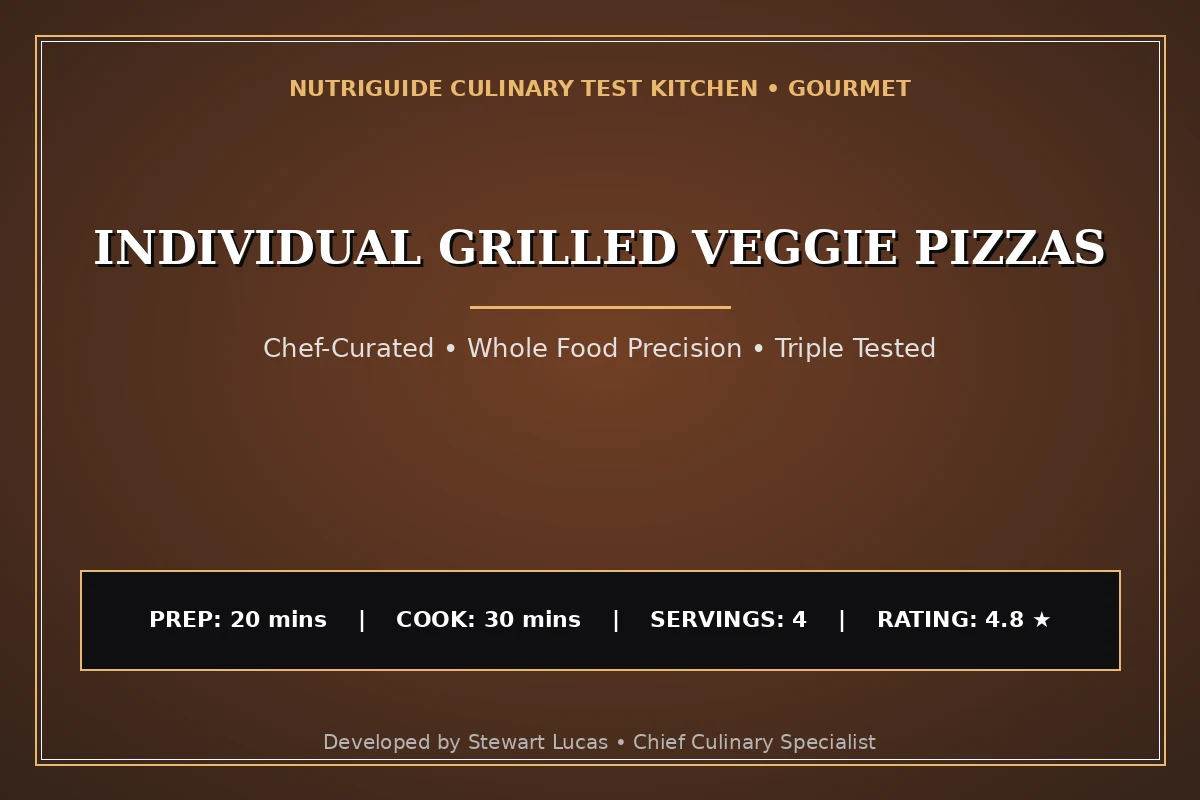 Individual Grilled Veggie Pizzas