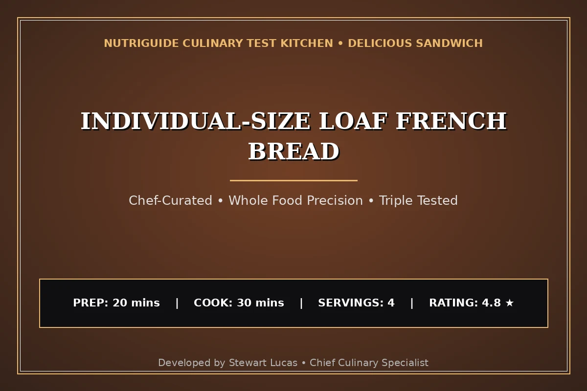 Individual-Size Loaf French Bread