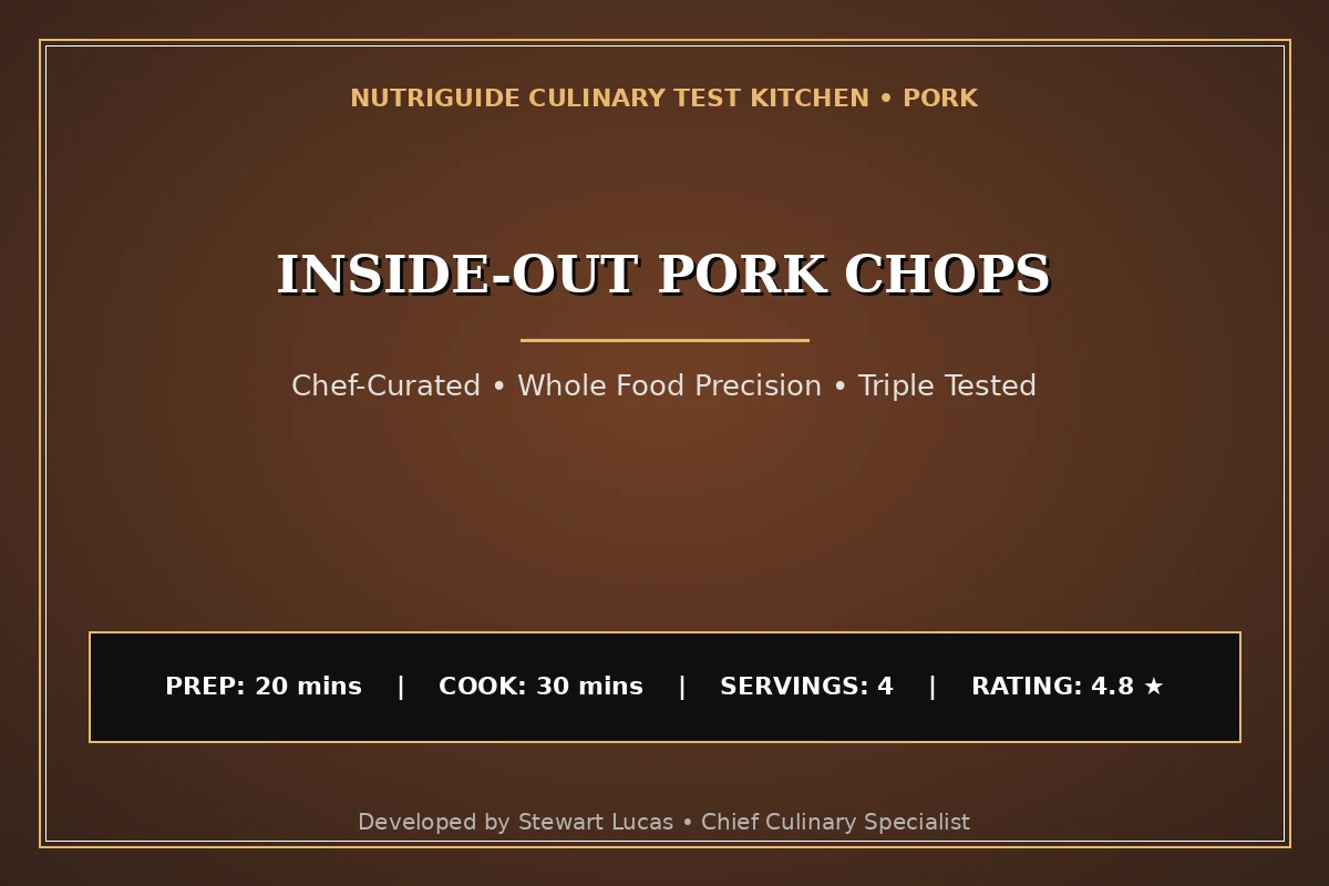 Inside-Out Pork Chops