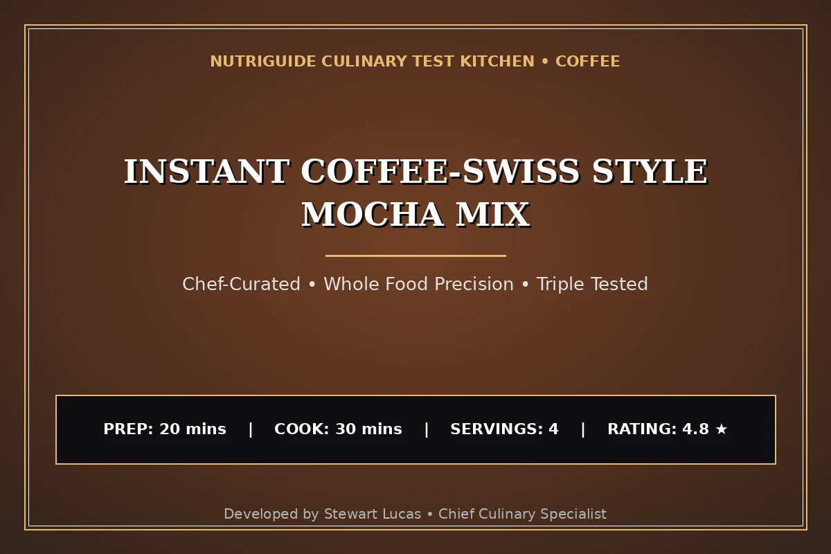 Instant Coffee-Swiss Style Mocha Mix
