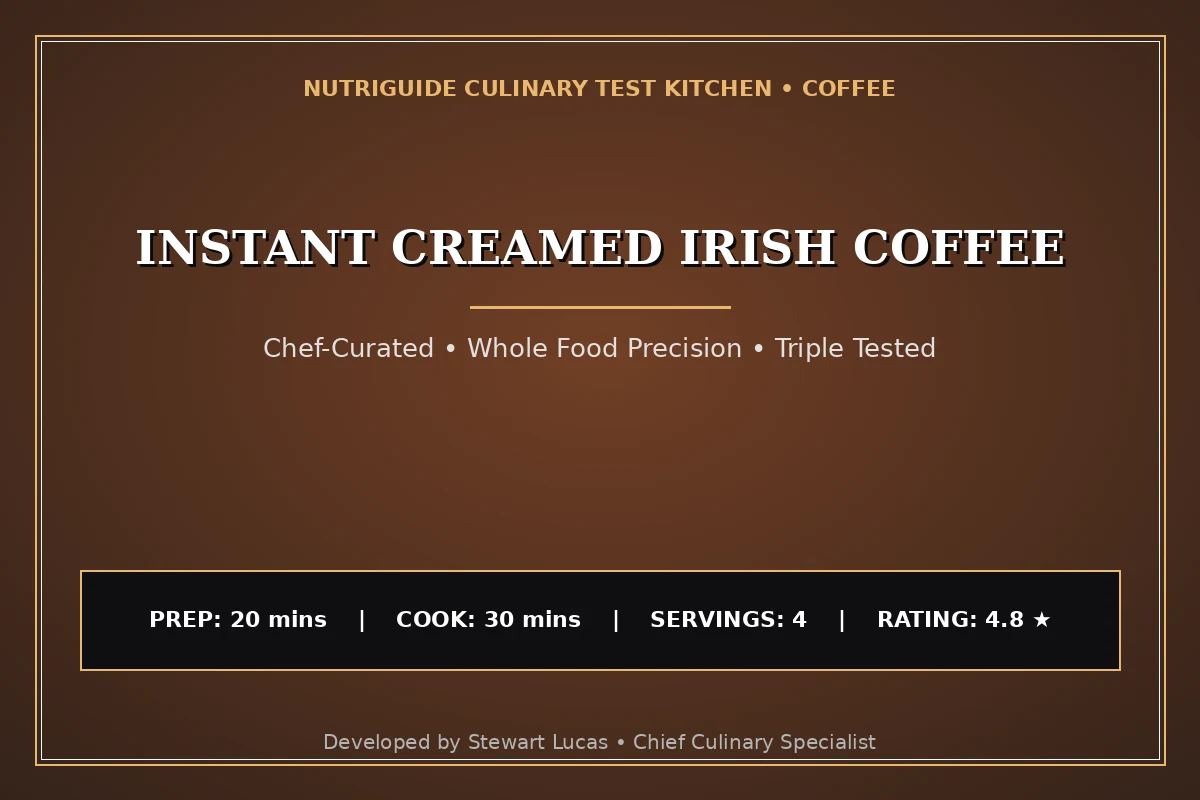 Instant Creamed Irish Coffee