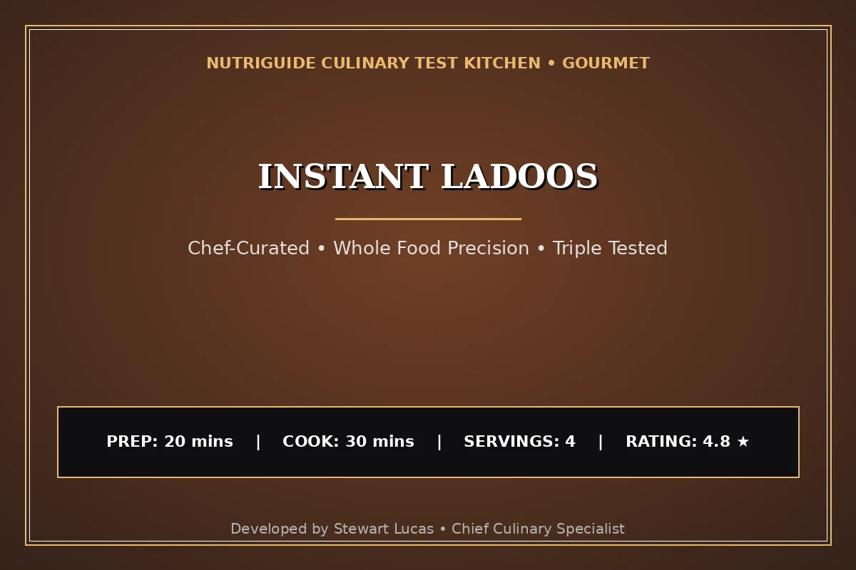 Instant Ladoos
