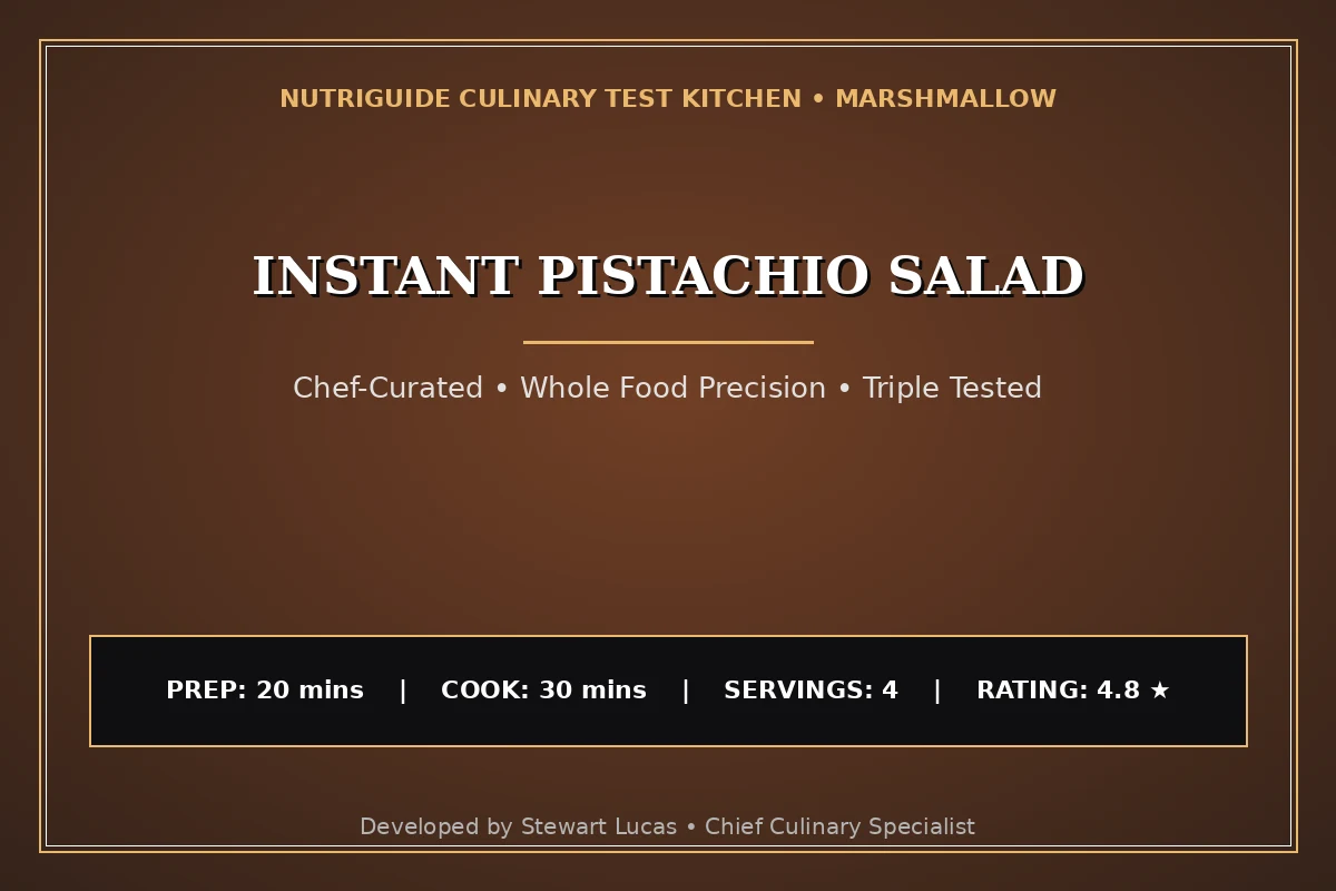 Instant Pistachio Salad