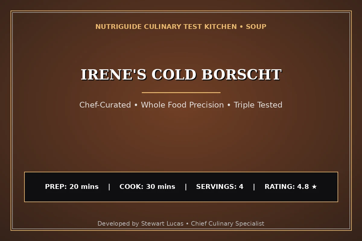 Irene'S Cold Borscht