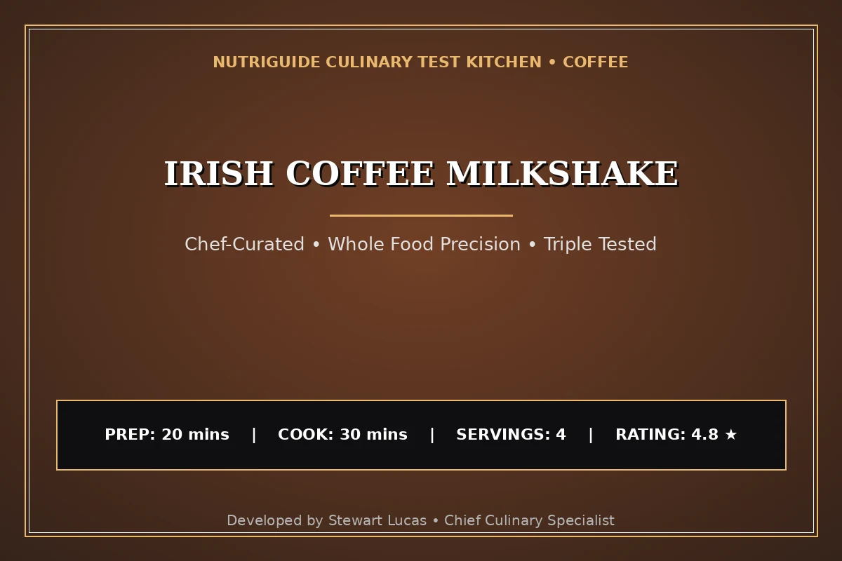 Irish Coffee Milkshake