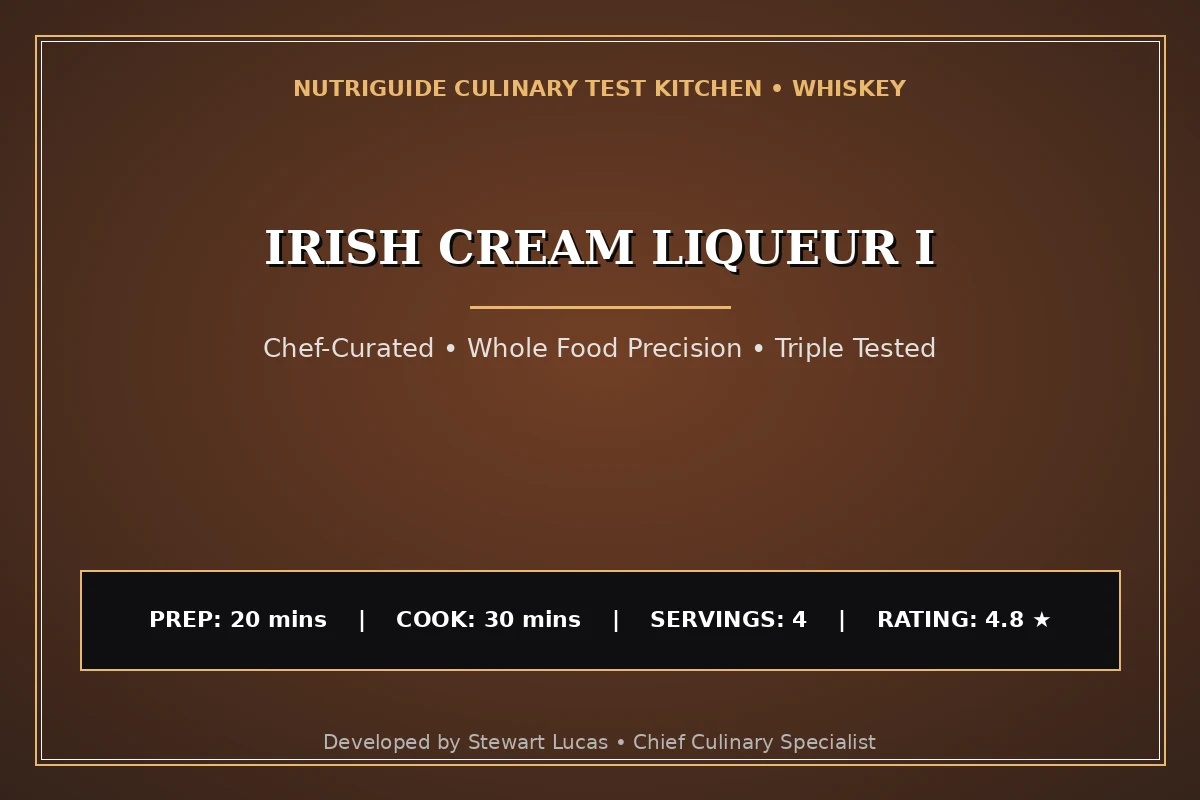 Irish Cream Liqueur I
