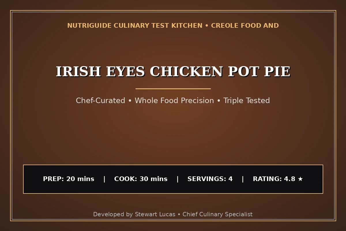 Irish Eyes Chicken Pot Pie