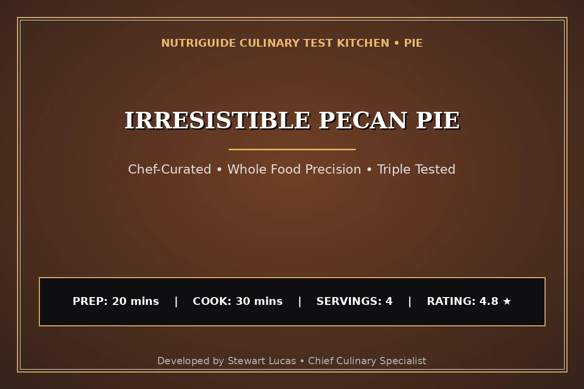 Irresistible Pecan Pie