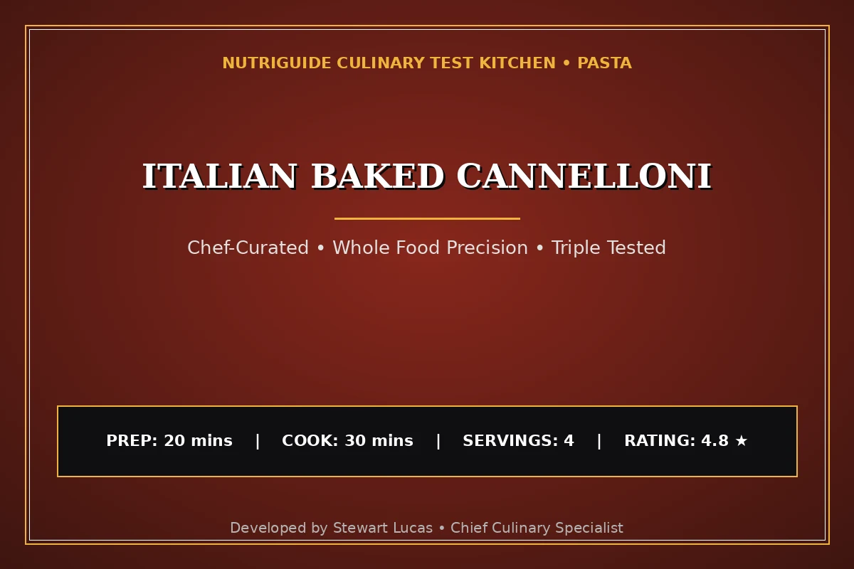 Italian Baked Cannelloni