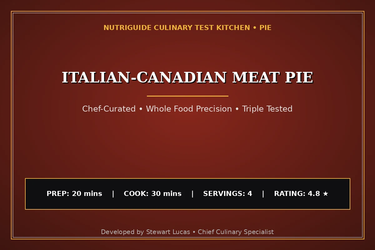 Italian-Canadian Meat Pie