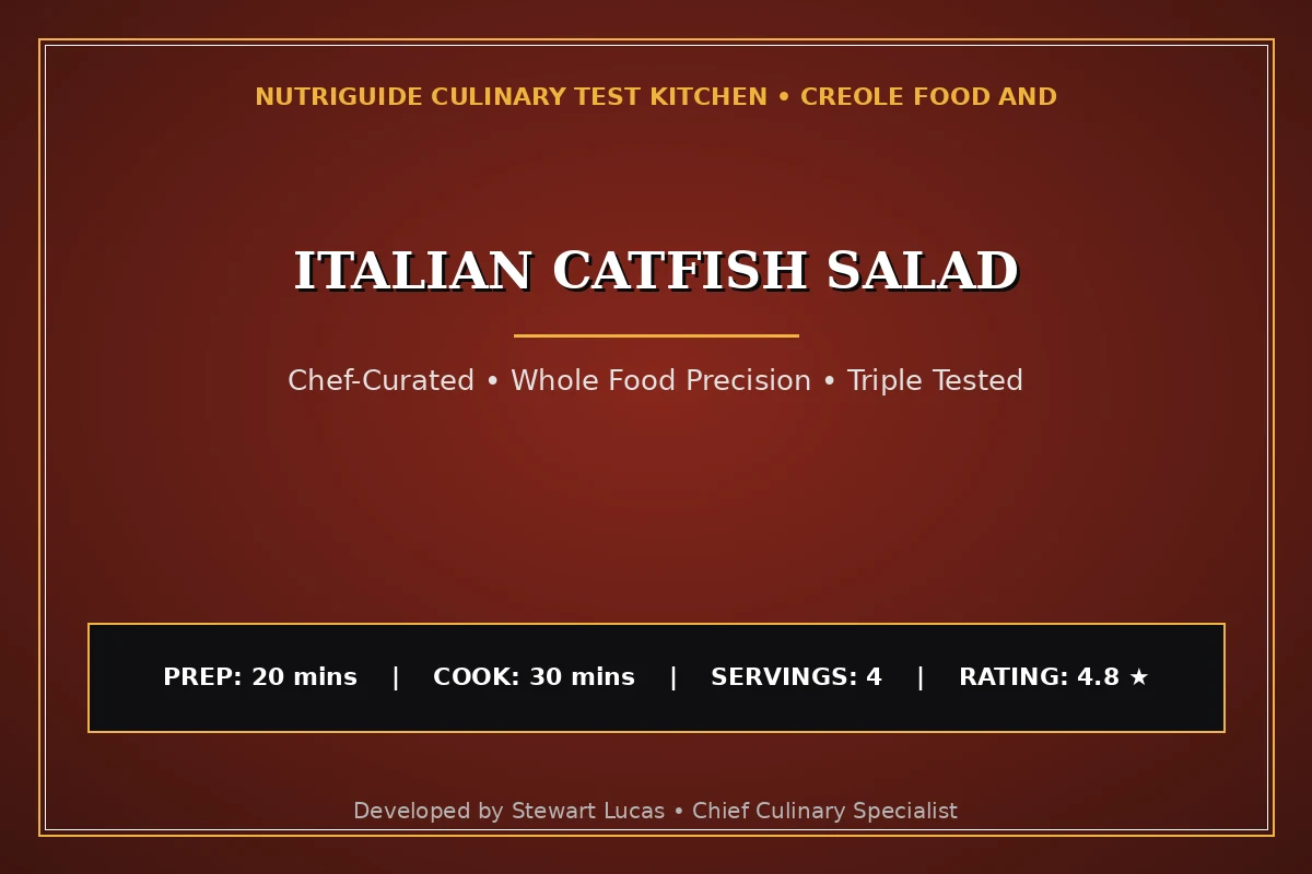 Italian Catfish Salad