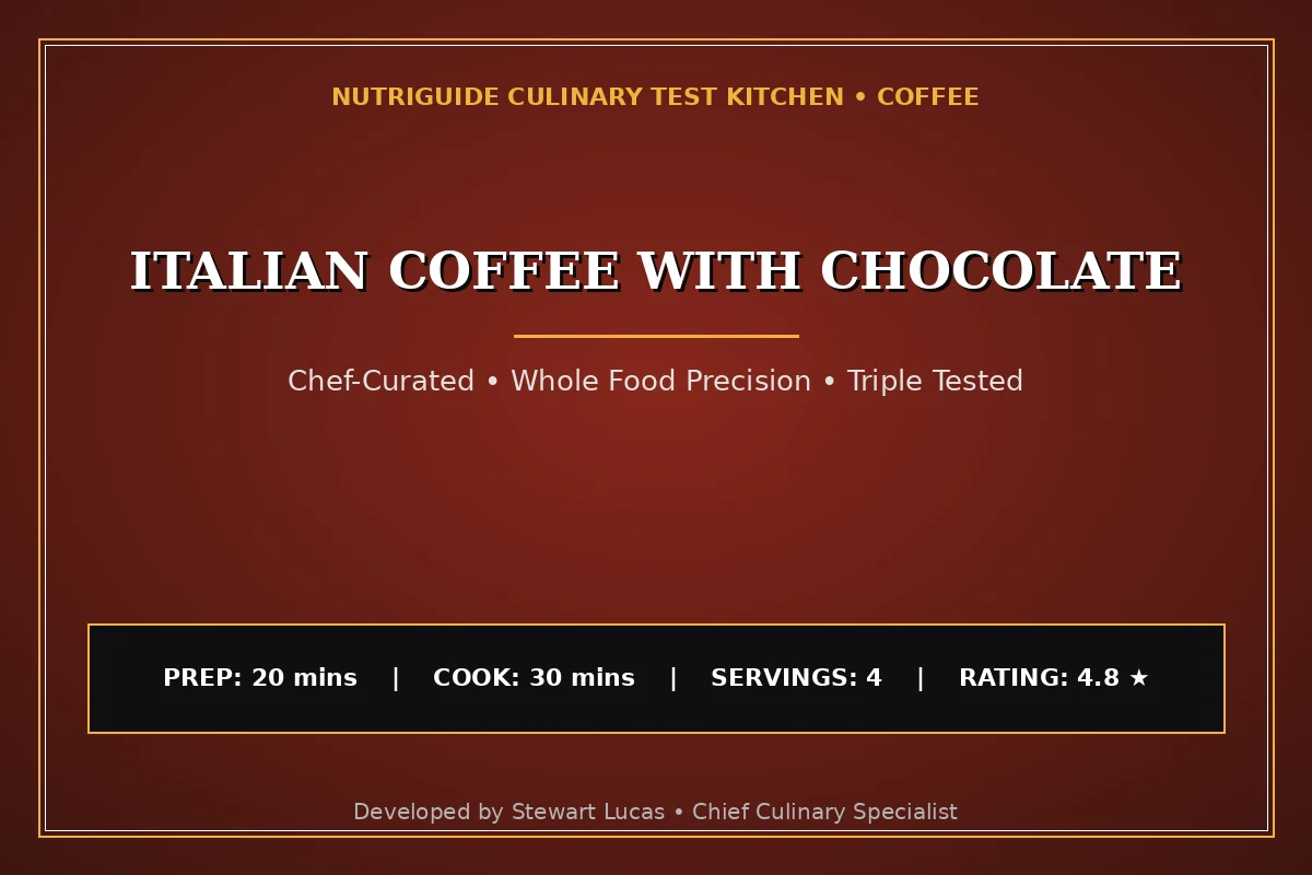Italian Coffee With Chocolate