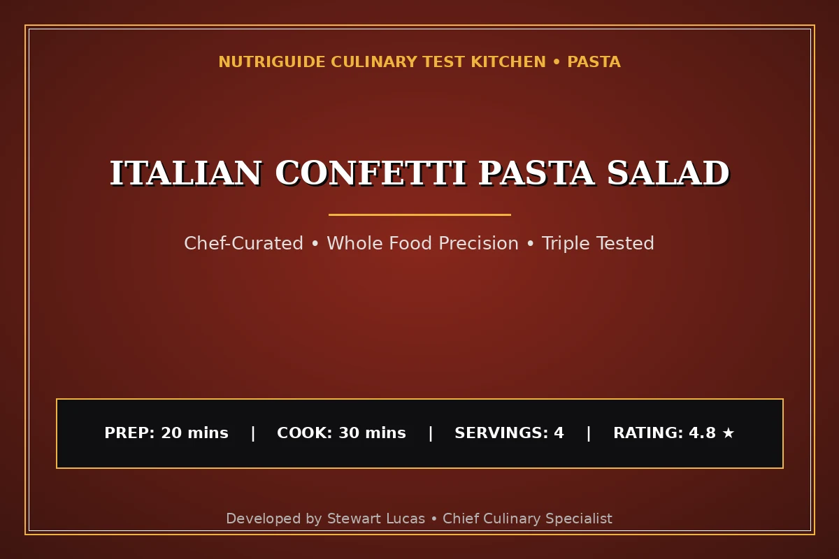Italian Confetti Pasta Salad