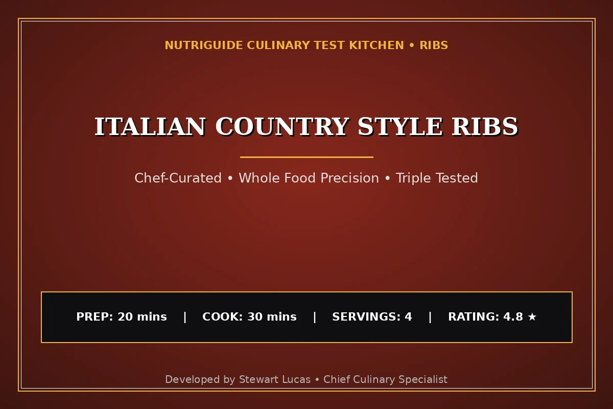 Italian Country Style Ribs
