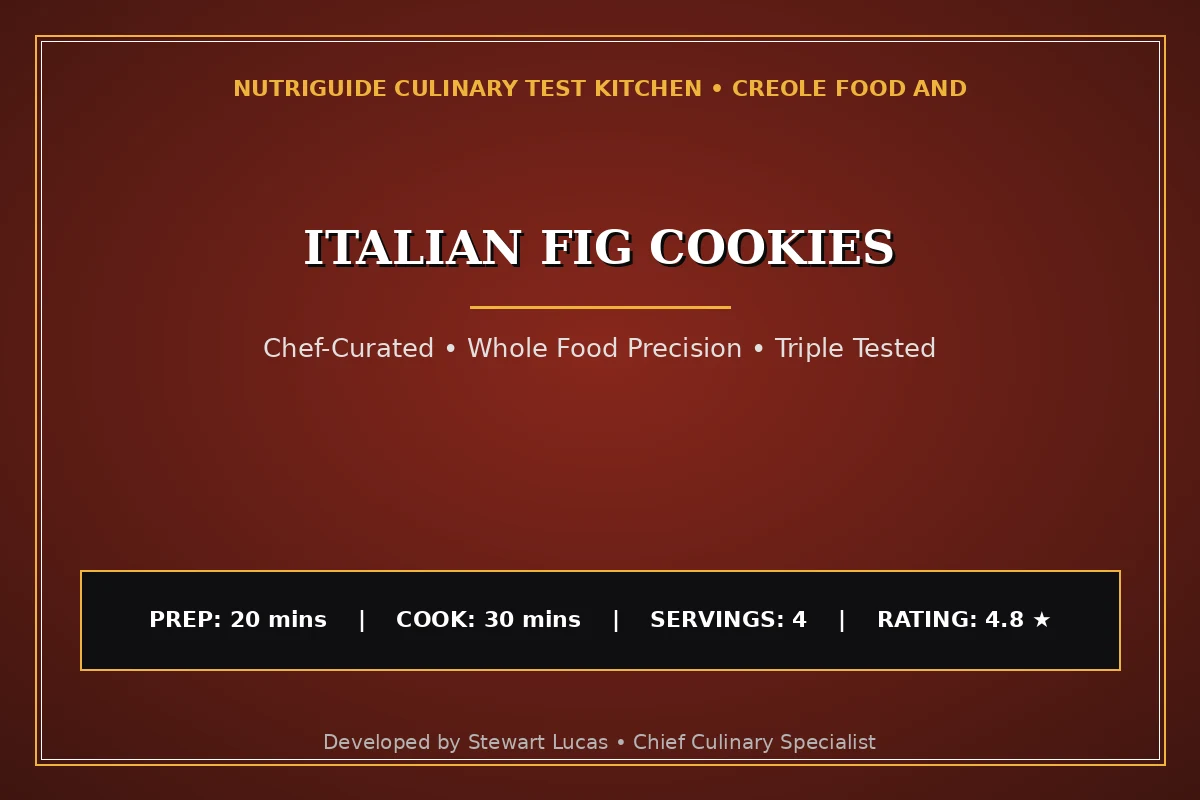 Italian Fig Cookies