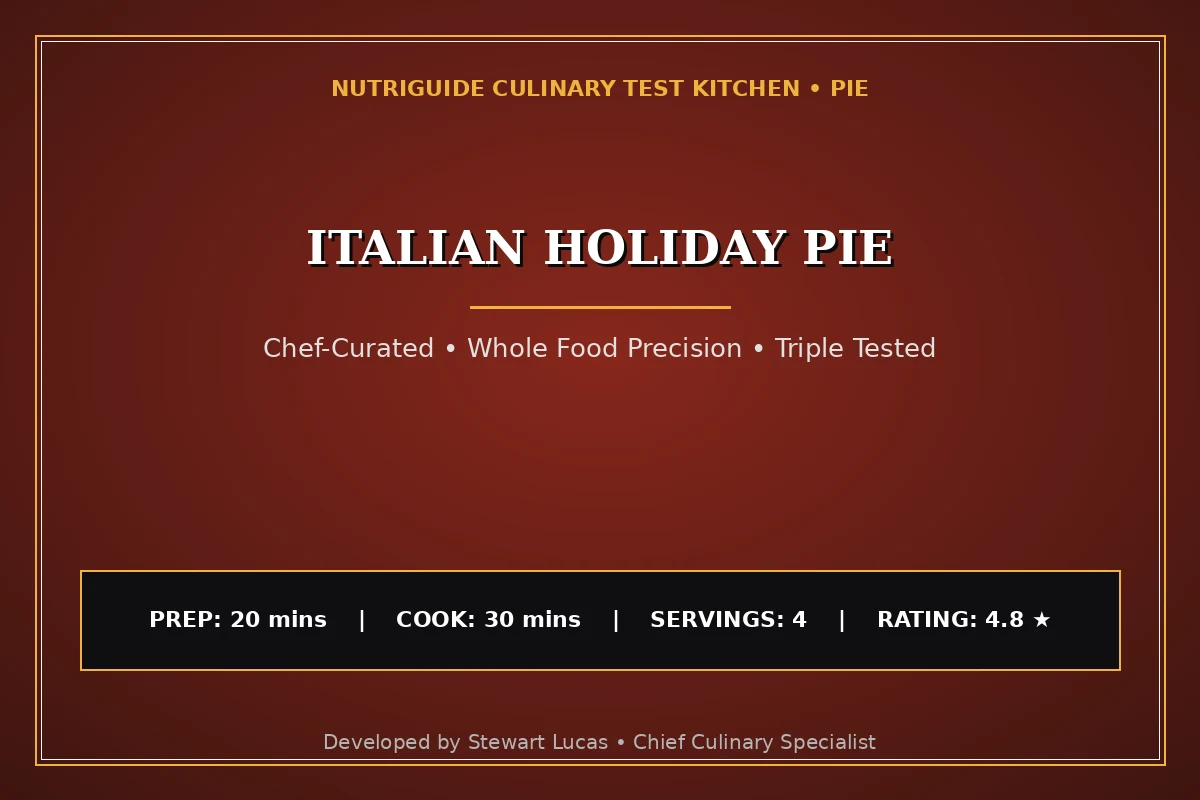Italian Holiday Pie