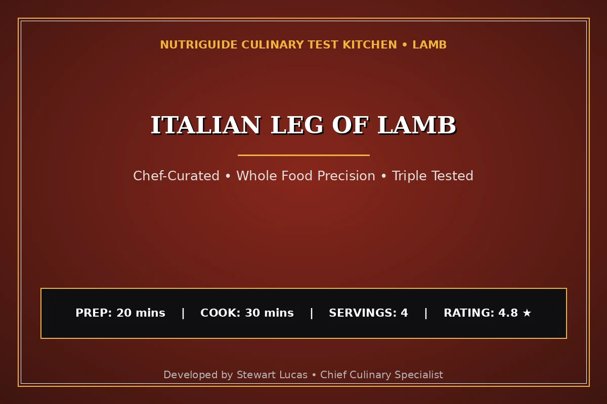 Italian Leg Of Lamb