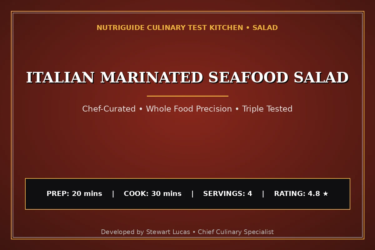 Italian Marinated Seafood Salad