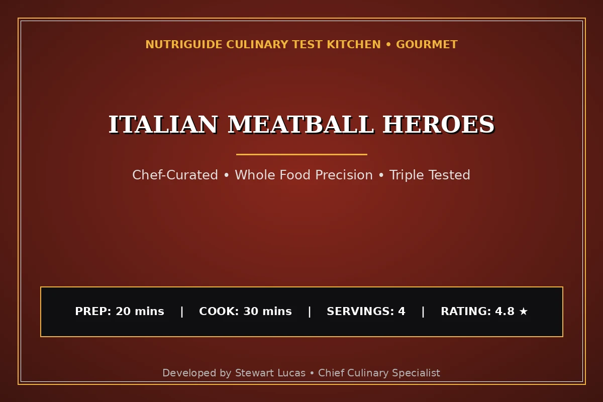 Italian Meatball Heroes