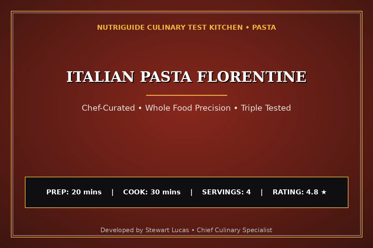 Italian Pasta Florentine