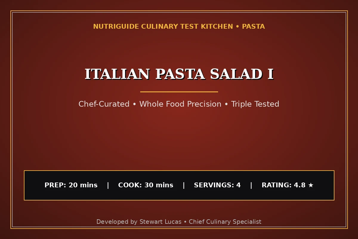 Italian Pasta Salad I