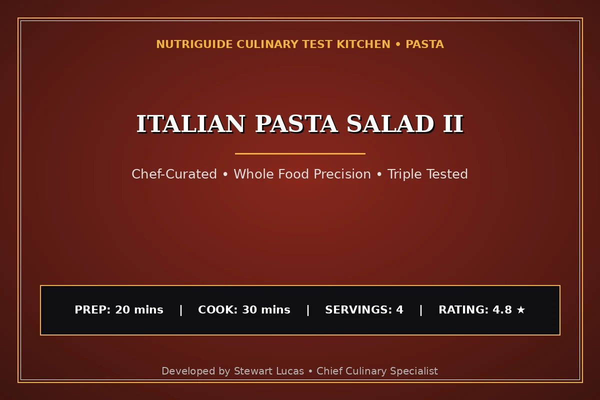 Italian Pasta Salad Ii