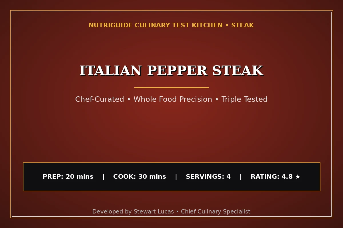 Italian Pepper Steak