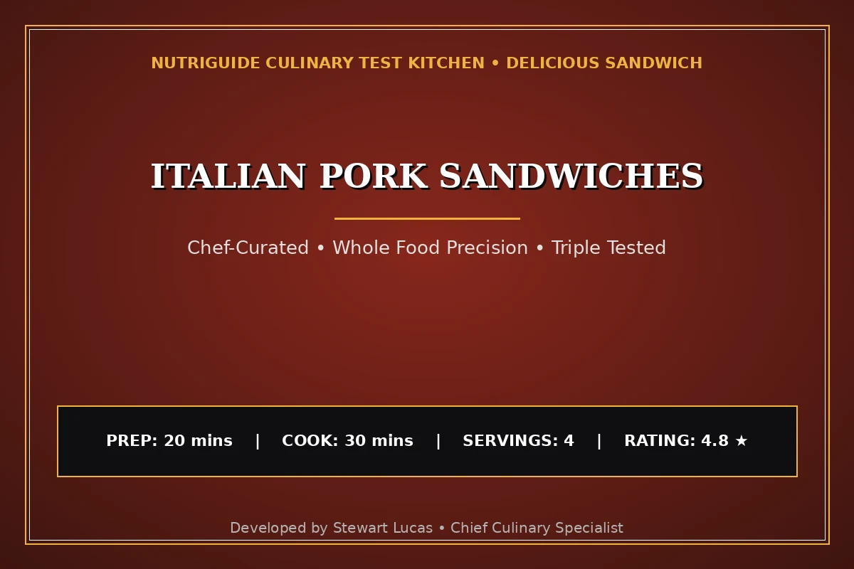 Italian Pork Sandwiches