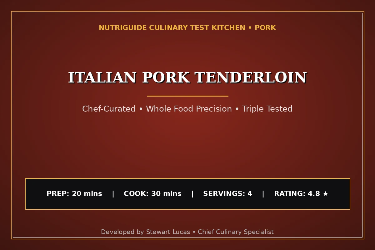 Italian Pork Tenderloin
