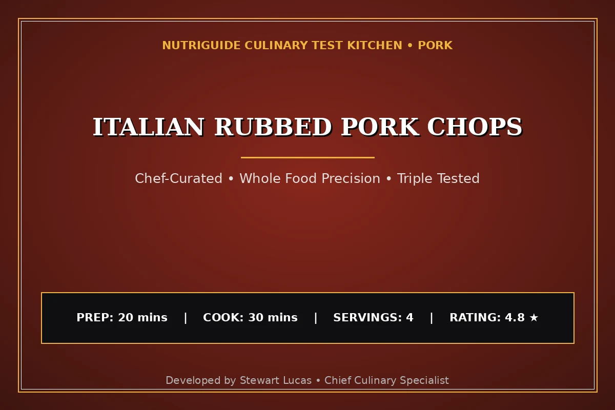 Italian Rubbed Pork Chops