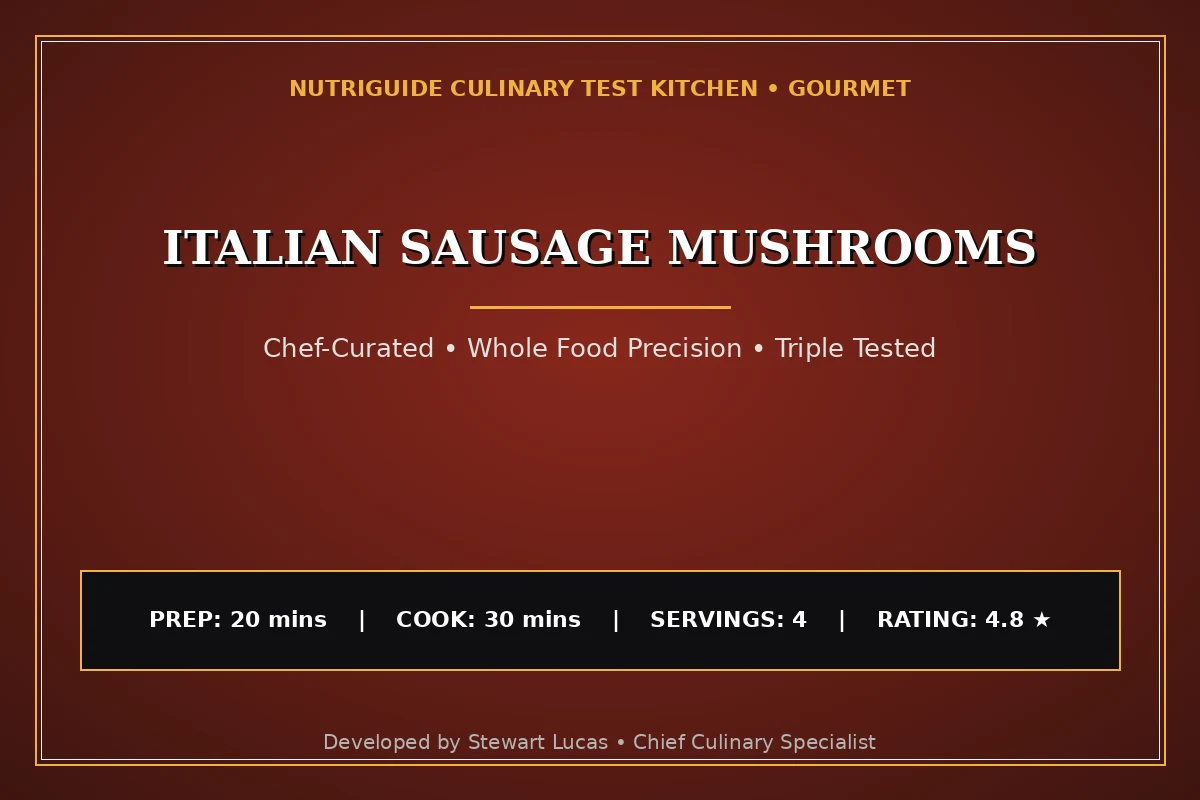 Italian Sausage Mushrooms