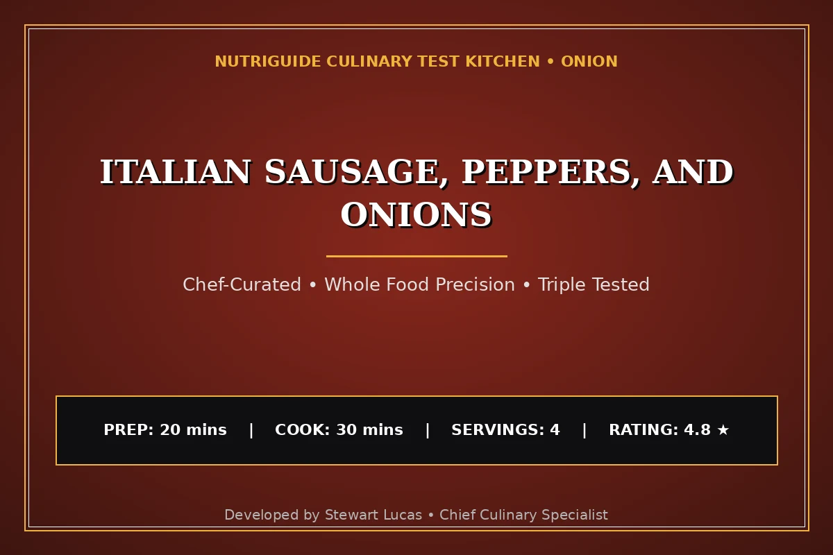 Italian Sausage, Peppers, And Onions