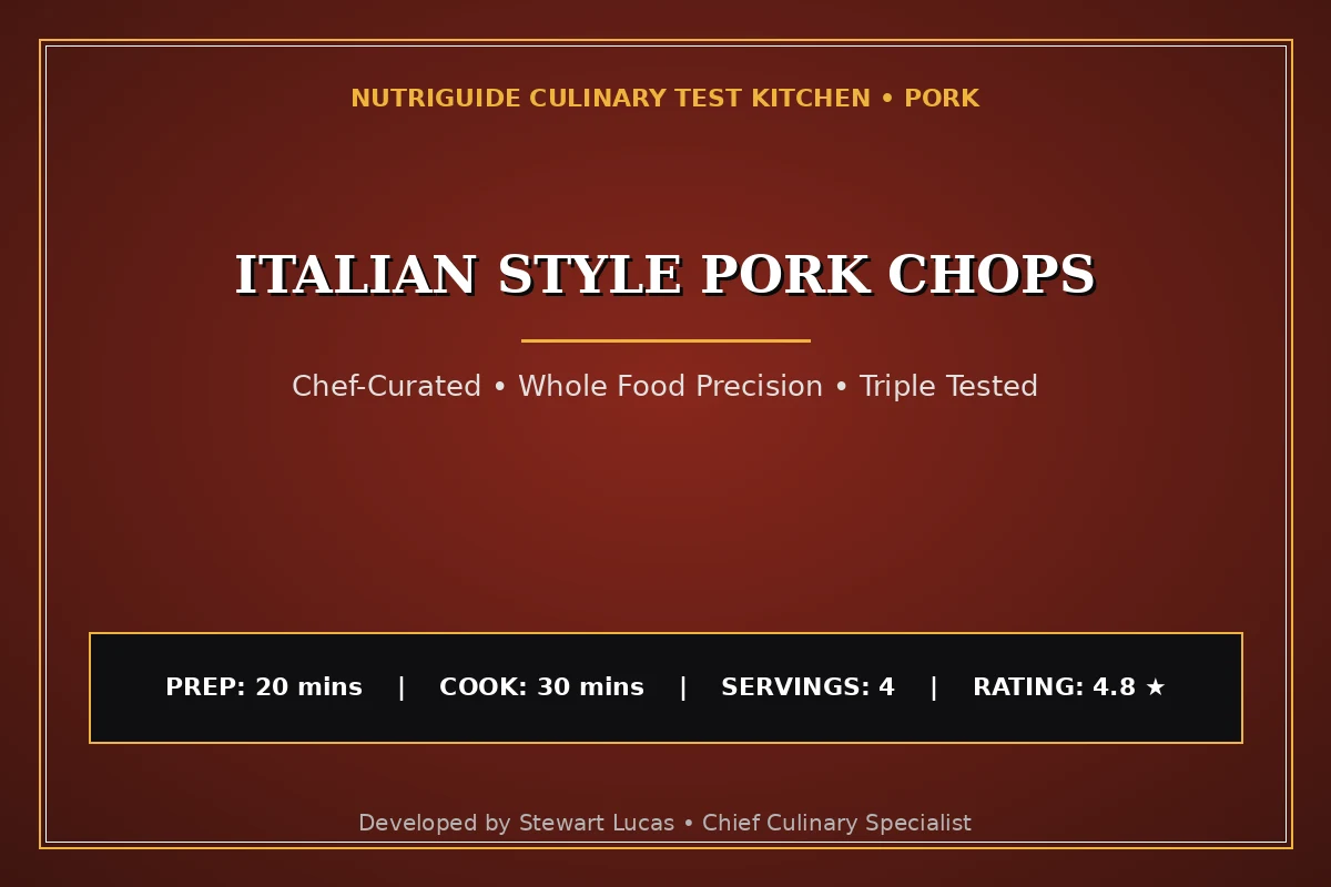 Italian Style Pork Chops