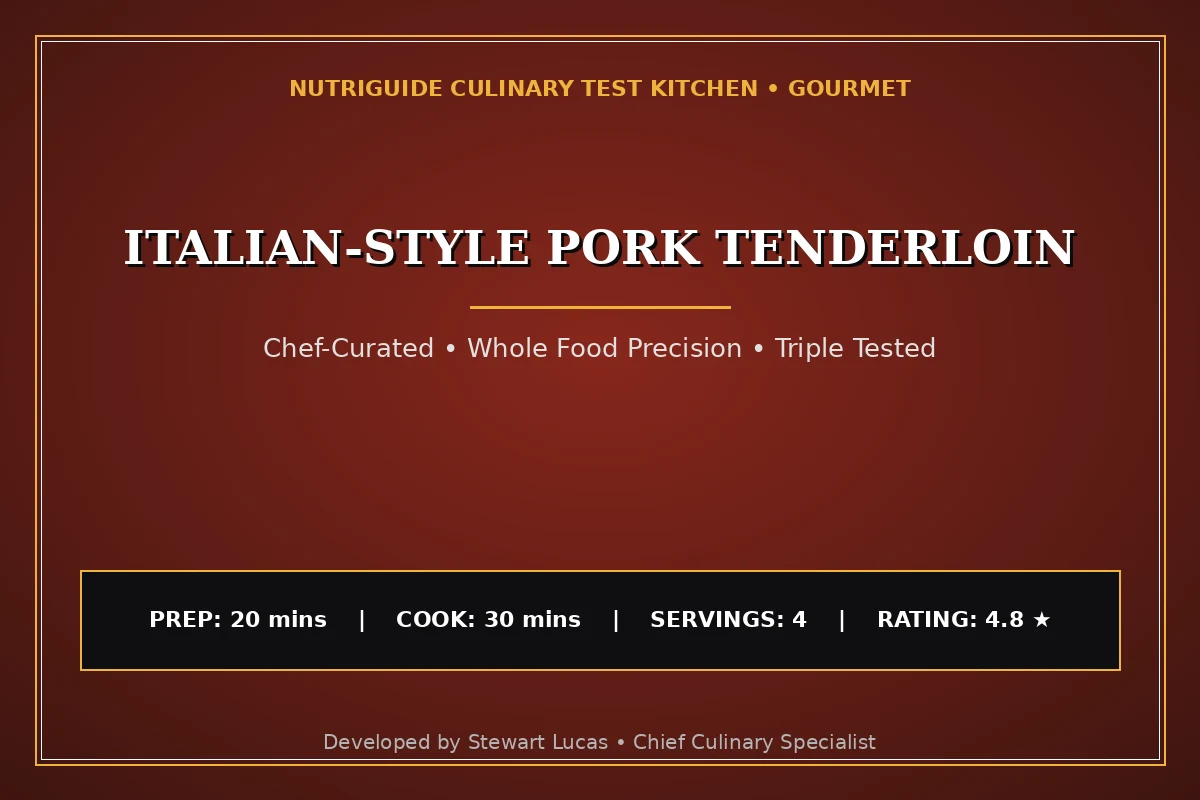 Italian-Style Pork Tenderloin