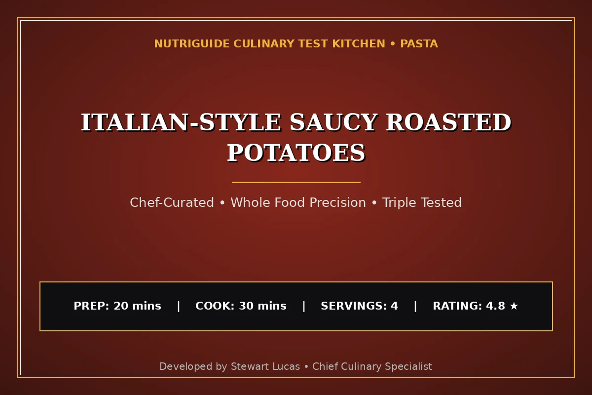 Italian-Style Saucy Roasted Potatoes